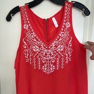 Target tank; salmon; worn ONCE